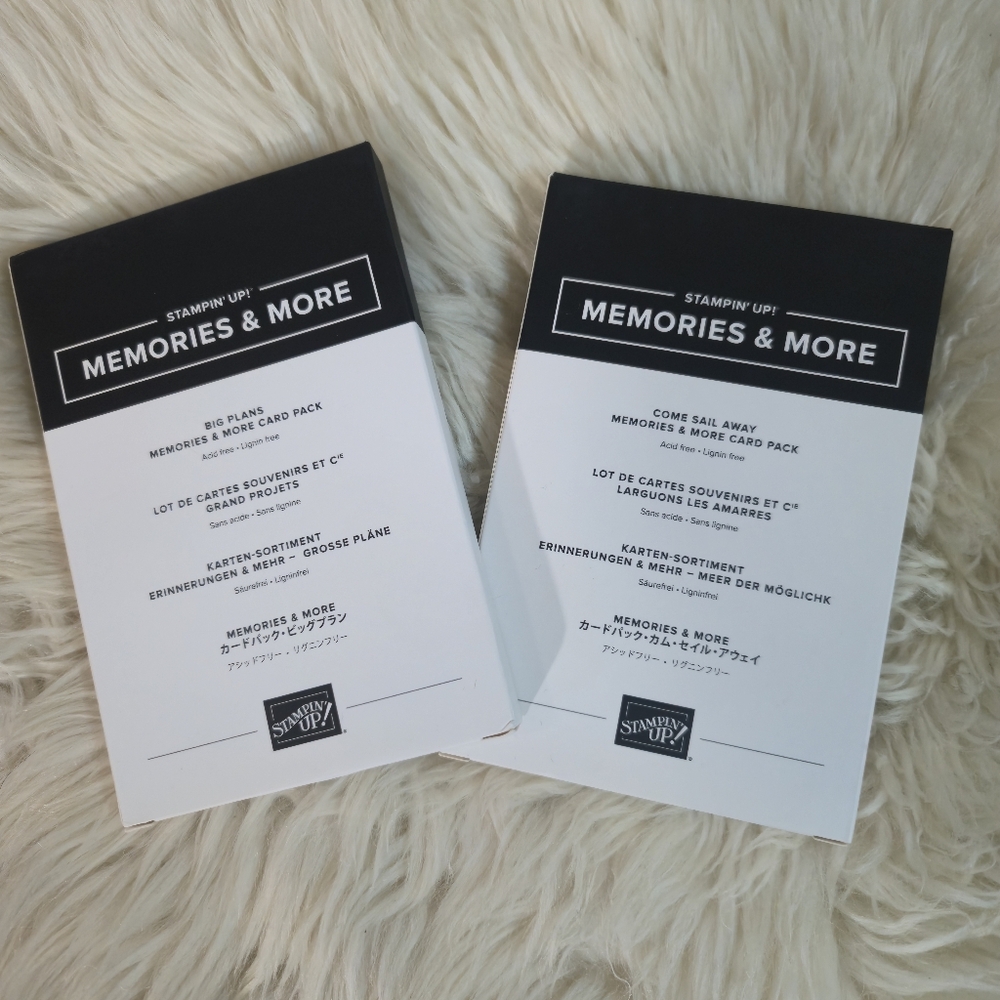 Stampin' Up! Memory & More Card Packs